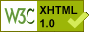 Valid XHTML 1.0 Transitional